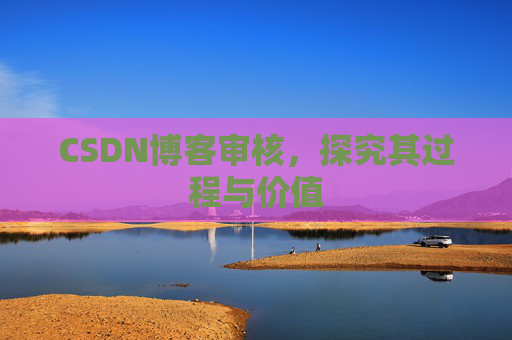 CSDN博客审核,探究其过程与价值